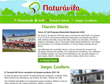 Tablet Screenshot of naturavila.es